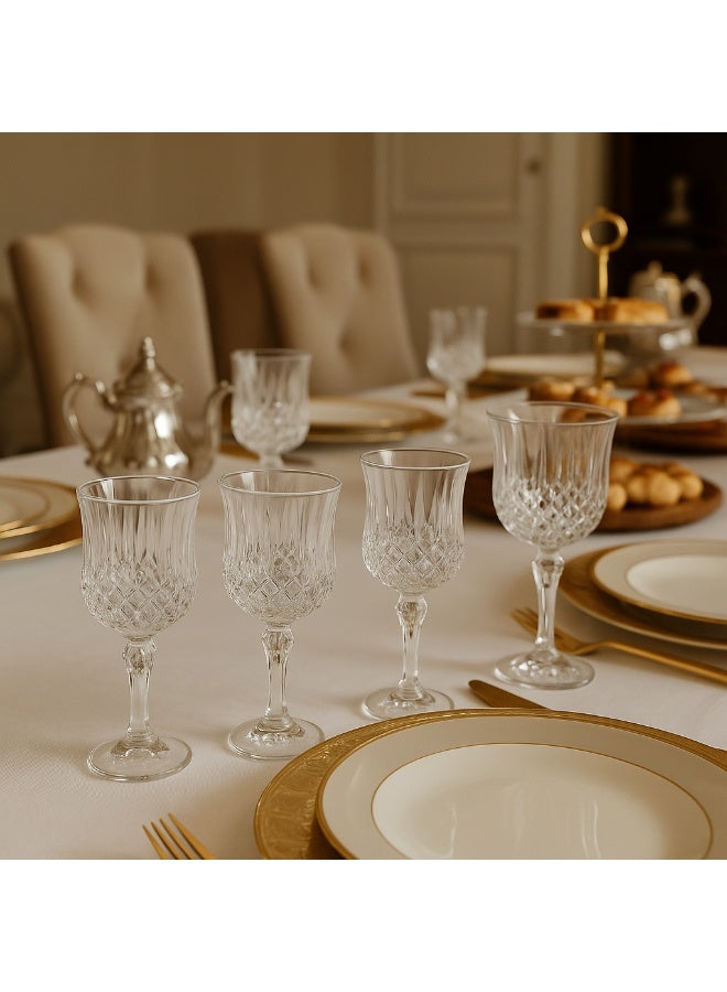 Dania Clear glass juice glasses set for multiple uses - Image 1