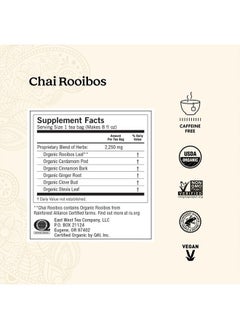 YOGI Tea Chai Rooibos Tea - 16 Tea Bags per Pack (6 Packs) - Spiced Organic Rooibos Tea - Provides Antioxidants - Caffeine-Free - Includes Cardamom, Cinnamon, Ginger & Clove  - Image 3