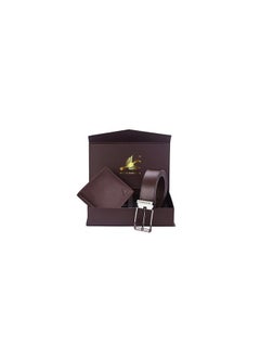HORNBULL HORNBULL Mens Combo Brown Wallet and Belt | Gift Set for Men | Gift Hamper for Boys | Wallets Men Leather BW 69117  - Image 1