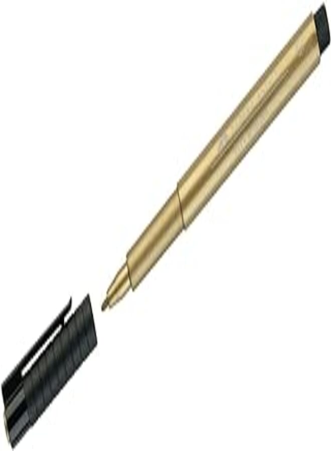 Faber-castell pitt artist pen metallic 1.5 india ink pen, gold