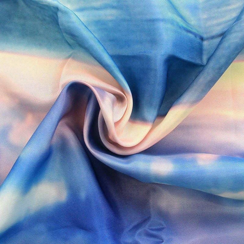 ريديكور Riyidecor Ocean Beach Startain 72wx72H Sunset Summer Sunrise Hawaiian Scenic Blue Sky Seaside Seasid - Image 4