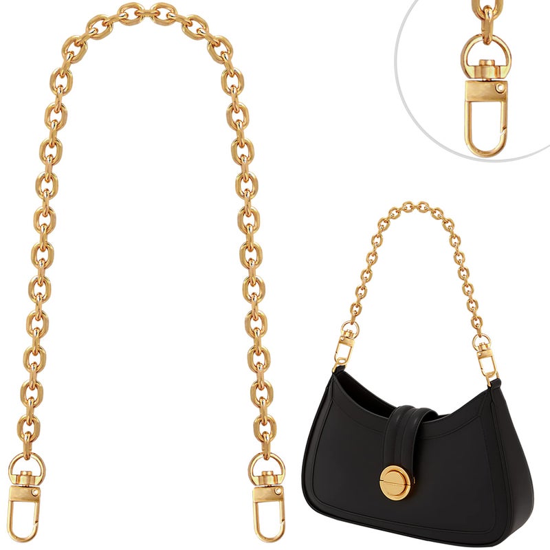 Chewarelly 1 Pcs Purse Chain Strap Cross Body Chain Strap Replacement Chain for Handbag Shoulder Bag Purse157 Inches40cmO Chain 028 Inch Gold
