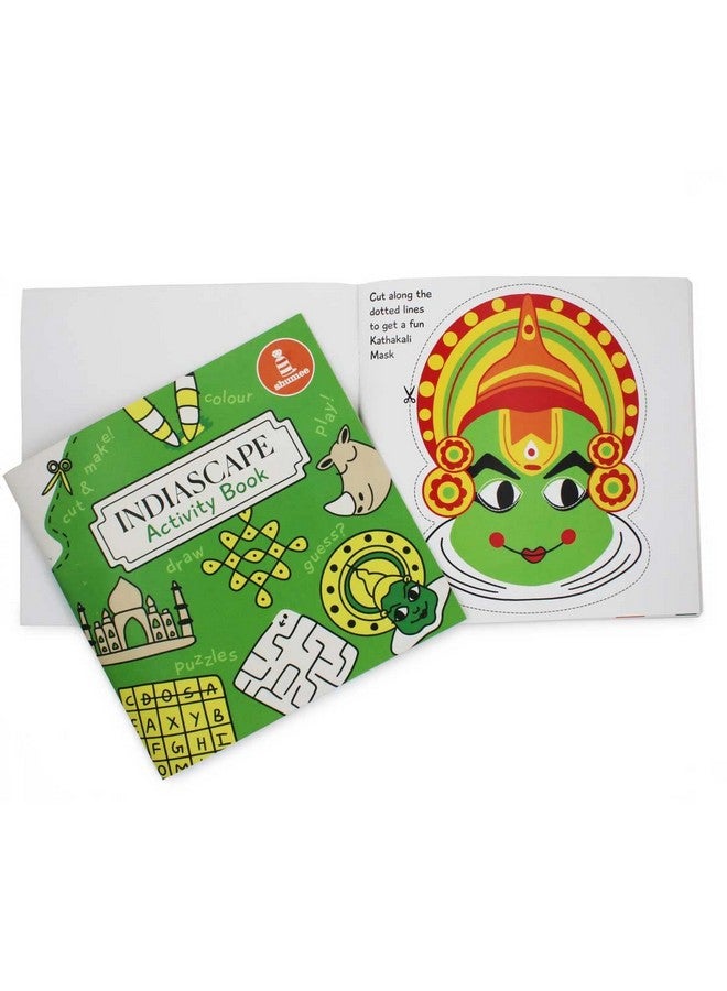 Shumee Indiascape Learning Set - Memory Cards, Activity Book & Puzzle (5 Years+) | 20 Memory Cards | 1 Activity Book | 30 Floor Puzzle Pieces | Multicolor | Eco Friendly | Learning Toy - Image 2