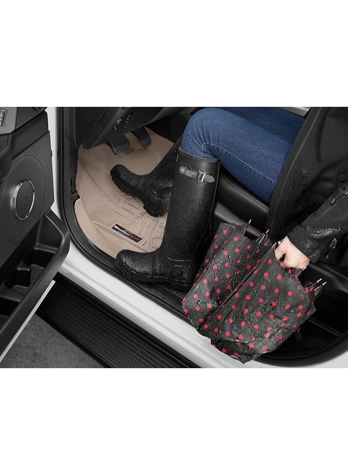 ويذر تك دواسات أرضية بمقاس مخصص للسيارة – الصف الأول والثاني – أسود من WeatherTech لسيارة BMW X6 G06 (4415071 - 4416002) - Image 2