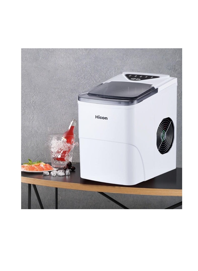 HICON - Ice Maker Machine - Bullet Ice Cube Maker with Handle and Auto Cleaning - Image 1