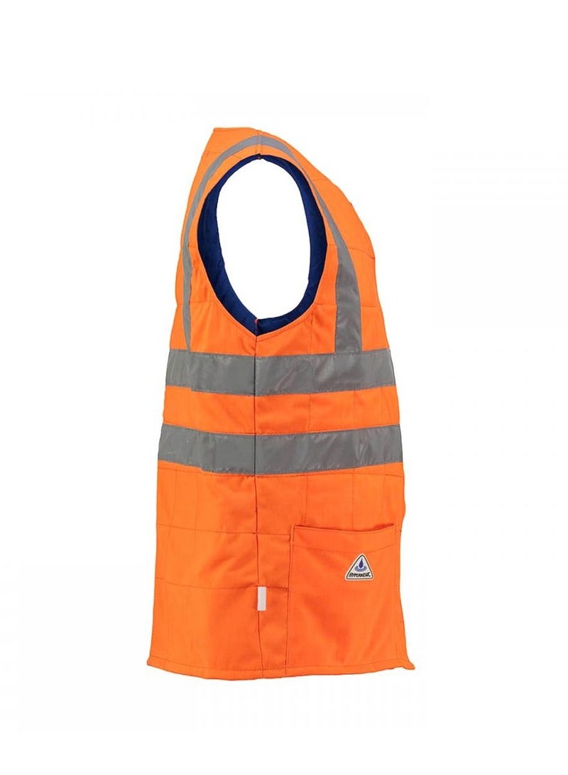 Techniche 6538 Traffic Safety Vest, Hi Vis Orange L/XL - Image 3
