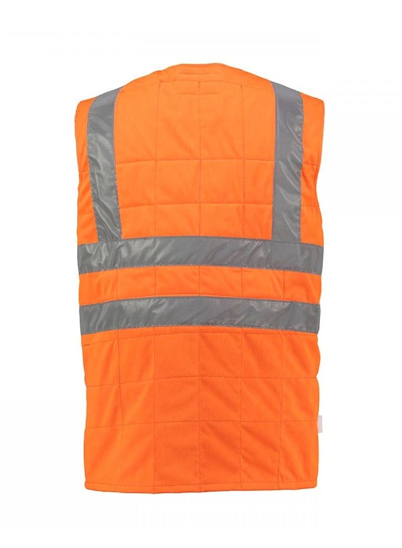 Techniche 6538 Traffic Safety Vest, Hi Vis Orange L/XL - Image 2