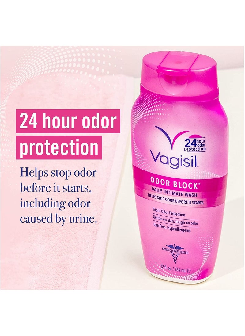Odor block daily wash for sensitive area 354ml