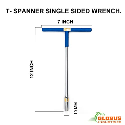 GLOBUS 1500 STEEL T- SPANNER 10 MM SOCKET TYPE TOOL KIT SET/MULTIPURPOSE USE FOR HOME AND OFFICE - Image 4