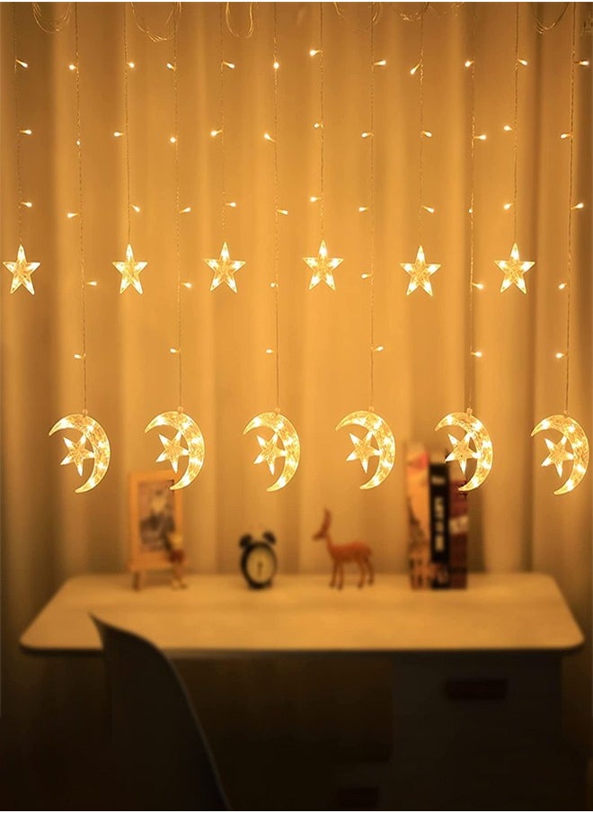 Ramadan Decorations, Ramadan Light Star Moon Fairy Lights with USB Control & Battery Case for Home Curtain Indoor Holiday Ramadan Lighting, 3.5M 8 Modes - https://f.nooncdn.com/p/pzsku/ZE4F403A031B061D359D6Z/45/_/1731987743/396057a4-d195-4f54-87be-5c06f75a6c96.jpg?width=original