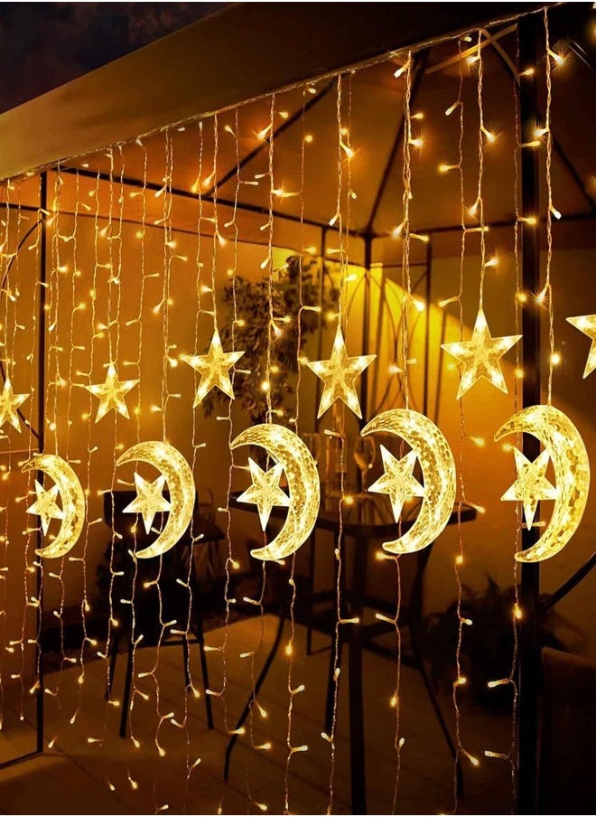 Ramadan Decorations, Ramadan Light Star Moon Fairy Lights with USB Control & Battery Case for Home Curtain Indoor Holiday Ramadan Lighting, 3.5M 8 Modes - https://f.nooncdn.com/p/pzsku/ZE4F403A031B061D359D6Z/45/_/1731987802/01881024-2c08-4982-bef0-3239a4479fba.jpg?width=original