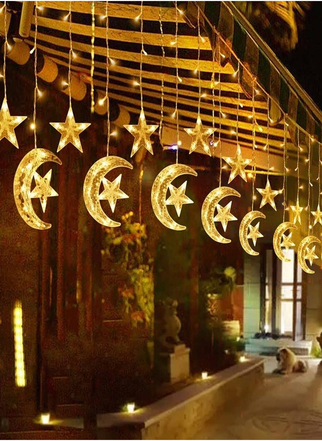 Ramadan Decorations, Ramadan Light Star Moon Fairy Lights with USB Control & Battery Case for Home Curtain Indoor Holiday Ramadan Lighting, 3.5M 8 Modes - https://f.nooncdn.com/p/pzsku/ZE4F403A031B061D359D6Z/45/_/1731987914/955b20c5-0607-44bc-a086-4ef344c3cbf8.jpg?width=original