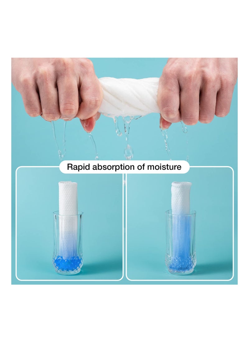 Generic - 50 Pack Disposable Hair Towels, Non-Woven Care Towel Set, Drying Salon Bulk Travel Biodegradable Foot Bath Towels for u0026 Spa - Image 1