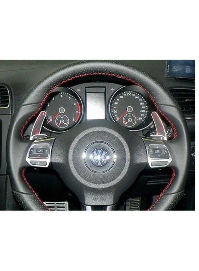 وصلات تبديل السرعات  السوداء لعجلة قيادة فولكس فاجن DSG جولف  MK5 6 MK6 GTI R32 R P1b - Image 4