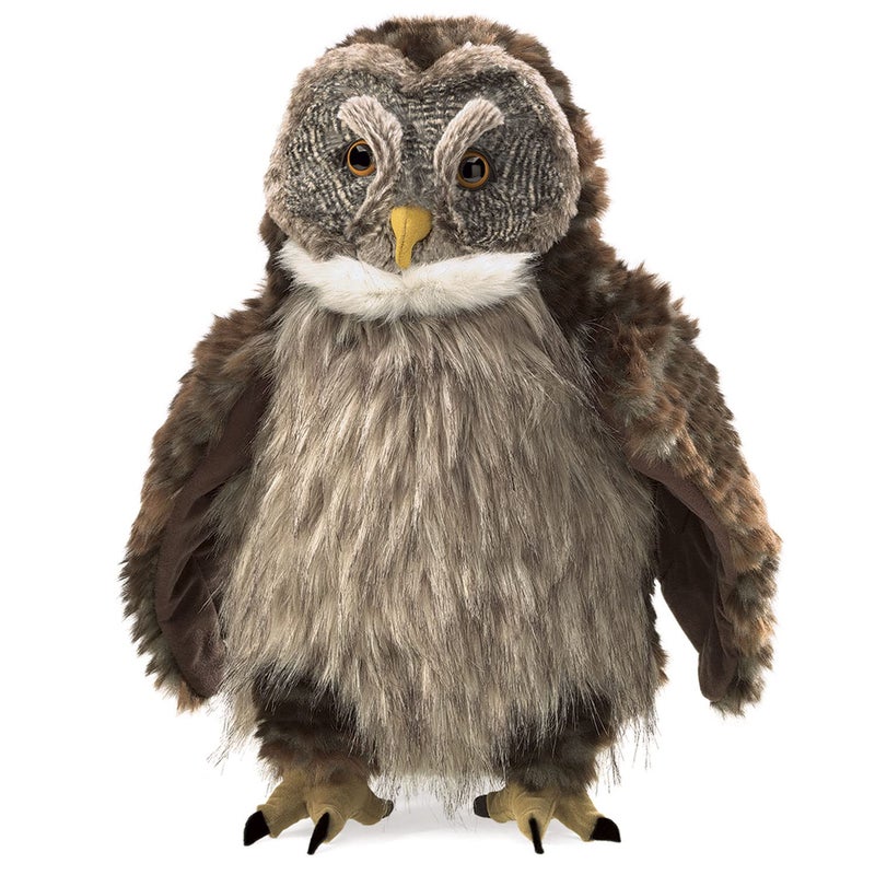 Folkmanis 3135 Hooting Owl Hand Puppet One Size Multicolor - Image 3