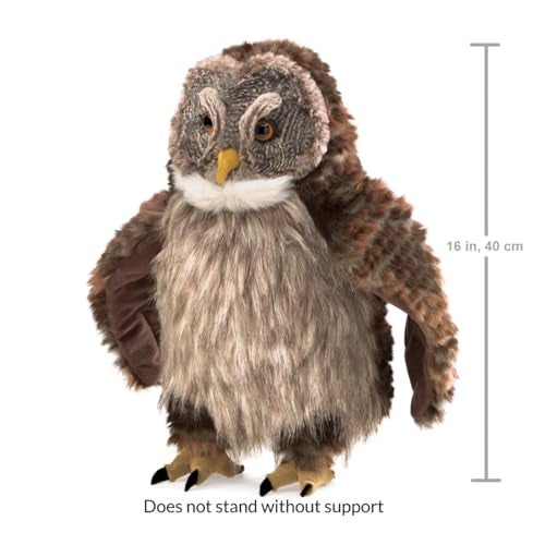 Folkmanis 3135 Hooting Owl Hand Puppet One Size Multicolor - Image 5