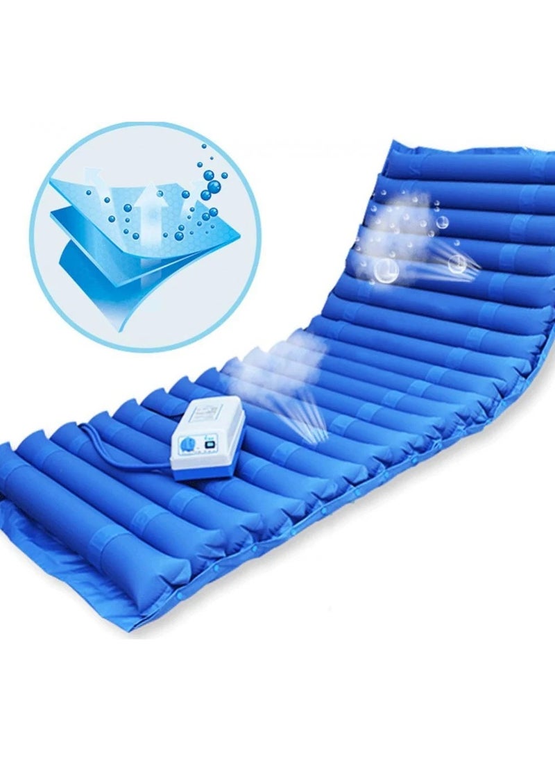 A Cylindrical Air Mattress To Treat Ulcers And Stimulate Blood Circulation For Patients