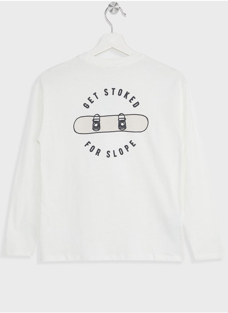MANGO - Kids Slogan T-Shirt - Image 1
