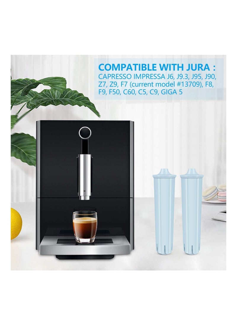Generic - Water Filter for Jura Claris Blue Coffee Machine, for Jura Clearyl Smart Blue Filters Compatible With Jura Cartridge Filter replacement Capresso IMPRESSA F8,F9,J9,Z7,Z9,C9,A9,ENA3,ENA9 etc (3PCS) - Image 1