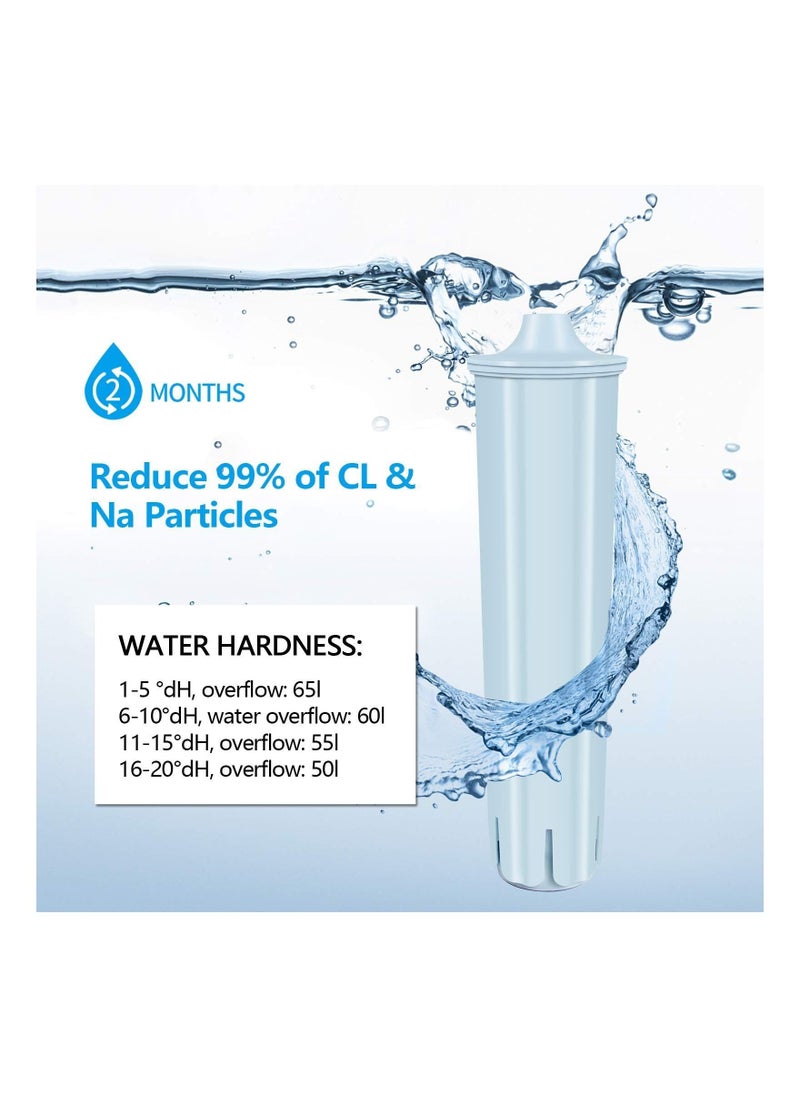 Generic - Water Filter for Jura Claris Blue Coffee Machine, for Jura Clearyl Smart Blue Filters Compatible With Jura Cartridge Filter replacement Capresso IMPRESSA F8,F9,J9,Z7,Z9,C9,A9,ENA3,ENA9 etc (3PCS) - Image 1