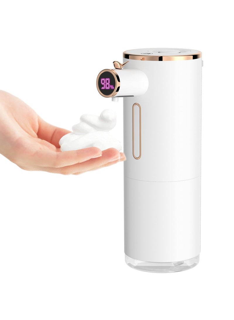 SYOSI Automatic Soap Dispenser with 3-Level Foaming, 10.5 OZ Touchless Hand Soap Dispenser with Aromatherapy, USB Rechargeable for Kitchen, Bathroom, Shower - Image 1