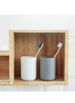 Oasisgalore 3PCS Toothbrush Cup Reusable Toothbrush Holder for Normal Toothbrushes and Toothpaste  - Image 3