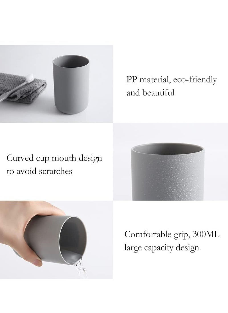 3PCS Toothbrush Cup Reusable Toothbrush Holder for Normal Toothbrushes and Toothpaste