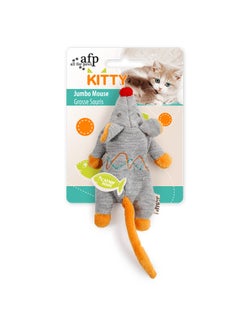all for paws Kitty - Jumbo Mouse - Grey 