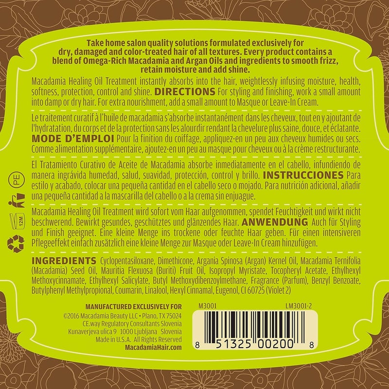 Macadamia Professional Macadamia Luxurious Oil Treatment 125ml M3001 - Image 5