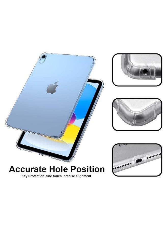 iPad Air 13 inch (2024) Case – Clear Shockproof Shell with Corner Protection, Ultra-Thin Flexible TPU Cover - Image 3
