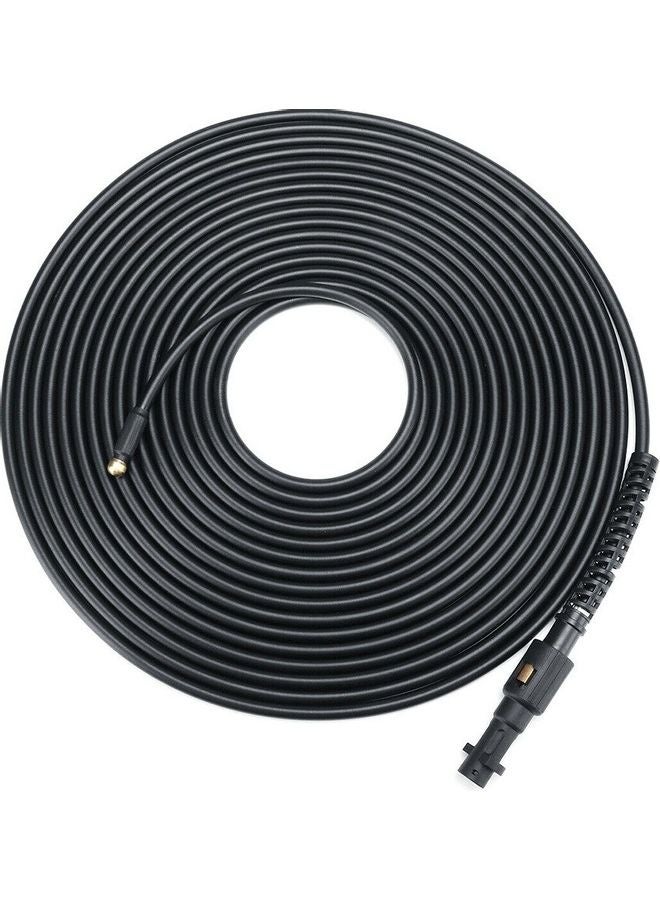 خرطوم تنظيف مجاري الصرف Pressure Washer بطول 10 متر باللون الأسود - Image 5