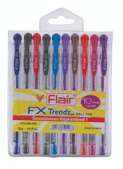 Flair 10 Color Ball Pen Trendz 