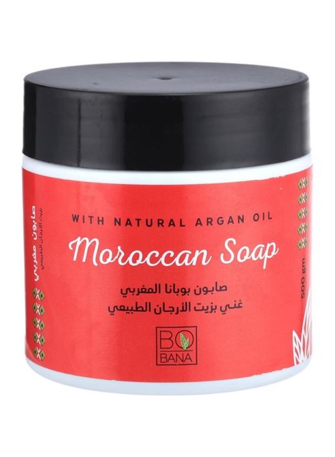 صابون مغربي بزيت الأرغان الطبيعي 500 غرام