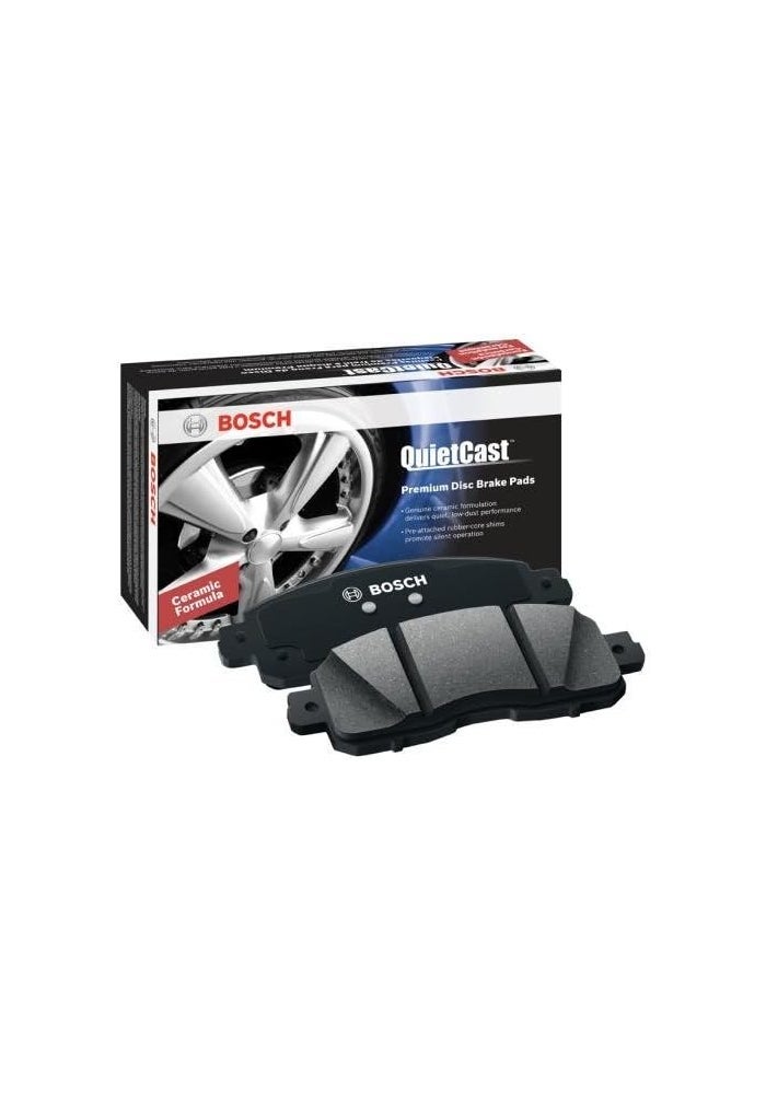 BOSCH BC781 QuietCast Premium Ceramic Disc Brake Pad Set for BMW 323i, 325Ci, 325i, 325xi, Z4 - Front - Image 2