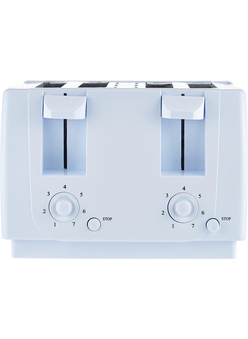 Sachi 4 Slice Toaster, 1300W White - Image 2