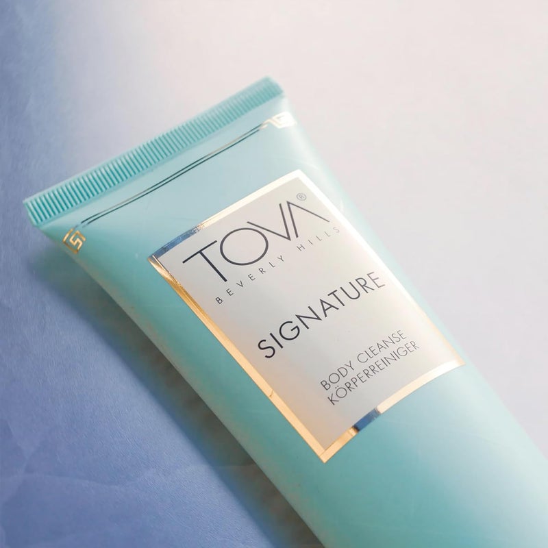 TOVA Signature Shower Gel TravelSize Moisturizing Botanical Cleanser for Women Cornflower and Sea Fennel USAMade and CrueltyFree 34 fl oz - Image 3