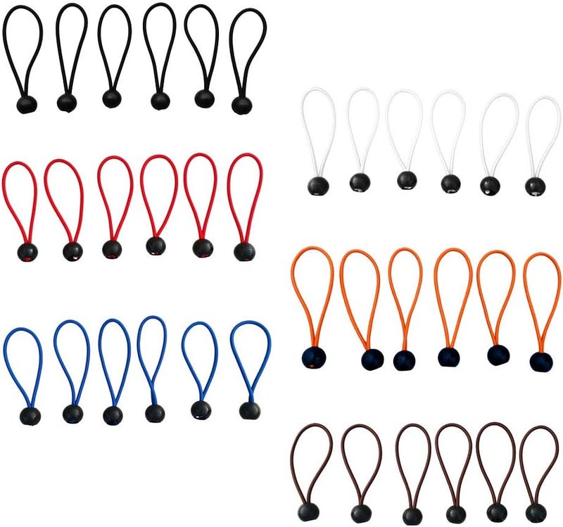 klarako Ball Bungee Tie Down Cord with 0.8inch Ball, UV Resistant - Image 4