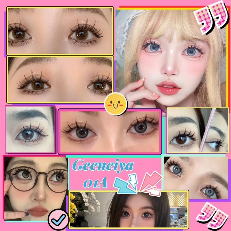 Geeneiya Manga Lashes Natural Look Anime False Eyelashes Individual Wispy Korean Makeup Eye Lashes Clusters 10 Pairs Asian Chinese Japanese Fake Eyelashes Pack by Geeneiya - Image 2