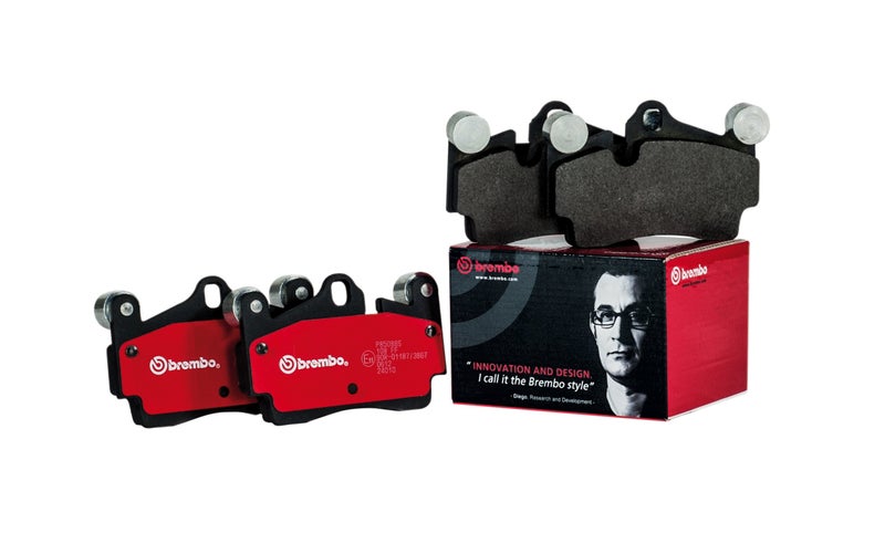 مجموعة وسادات الفرامل الخلفية السيراميكية الممتازة Brembo P06038N لسيارات BMWBMW BRILLIANCE OE 34216790761