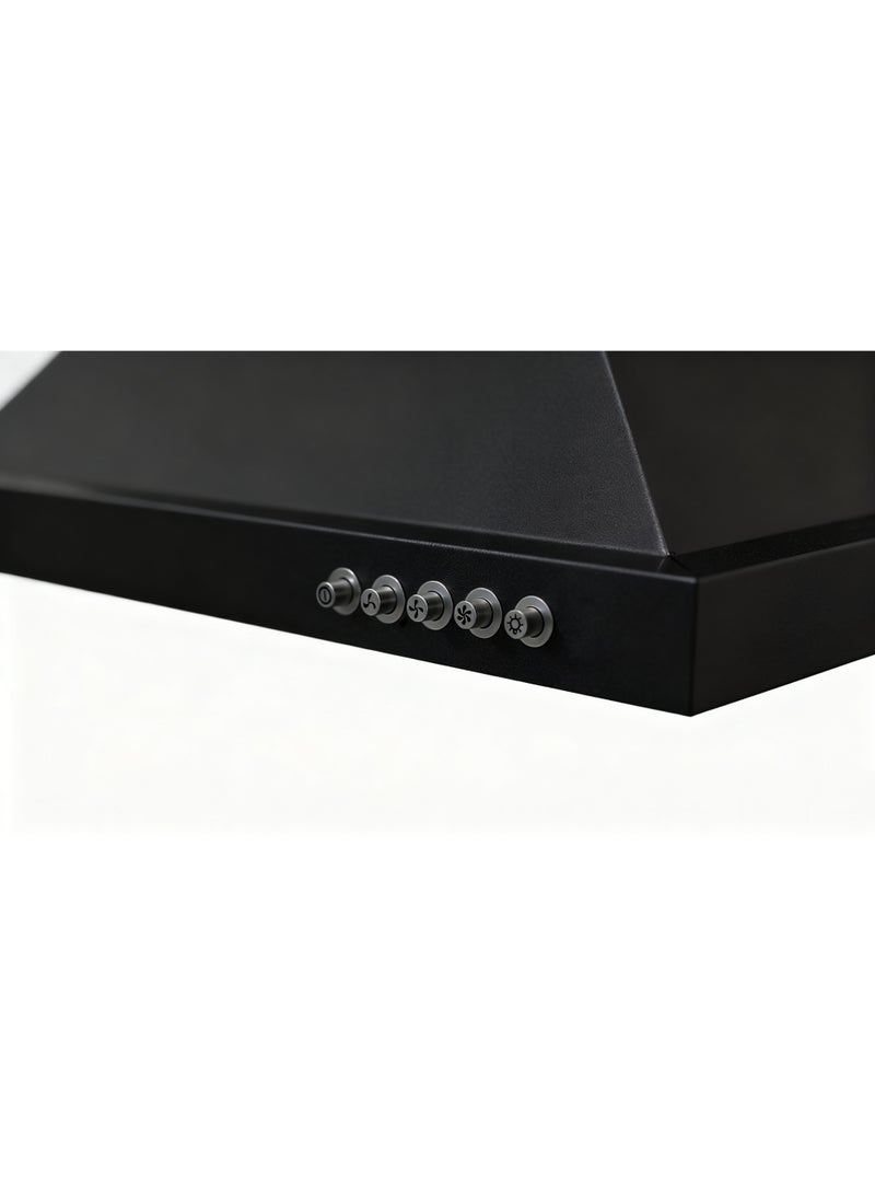 بوكو شفاط هرمي 90 سم - قوة 650 متر مكعب - عاكس - 3 سرعات - 3 فلاتر ألومنيوم CK-WBF48 أسود - Image 4