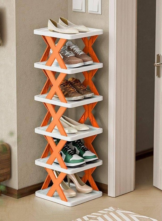 New X-Shaped Shoe Cabinet  with 5 shelfs - Image 1