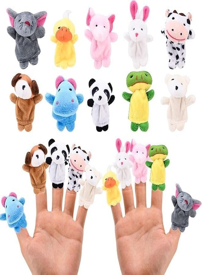 REENTA Animal Finger Puppets for Kids Soft Plush Finger Puppet Toys Set for Storytelling Hand Puppets Educational Toys for Toddlers Kids Learning Playtime Party Favor Educational Learning Toys for Toddlers - Image 1