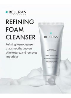 REJURAN REJURAN® Refining Foam Cleanser, c-PDRN® - Hydrating & Gentle for Smoother, Clearer Skin, Minimizes Pores & Balances with Hyaluronic Acid & Tanin Complex, Korean Skin Care (4.05 fl oz)  - Image 2