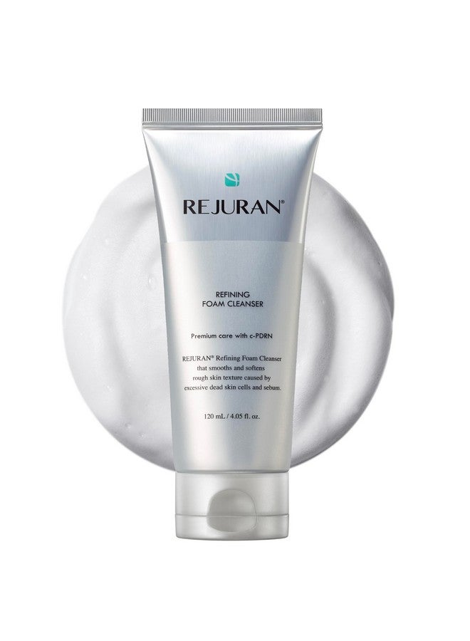 REJURAN® Refining Foam Cleanser, c-PDRN® - Hydrating & Gentle for Smoother, Clearer Skin, Minimizes Pores & Balances with Hyaluronic Acid & Tanin Complex, Korean Skin Care (4.05 fl oz) - Image 1