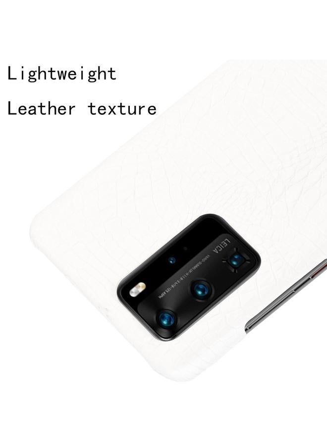 S-TOP Case For Huawei P40 Pro Shockproof Crocodile Texture PC + PU Case - Image 4