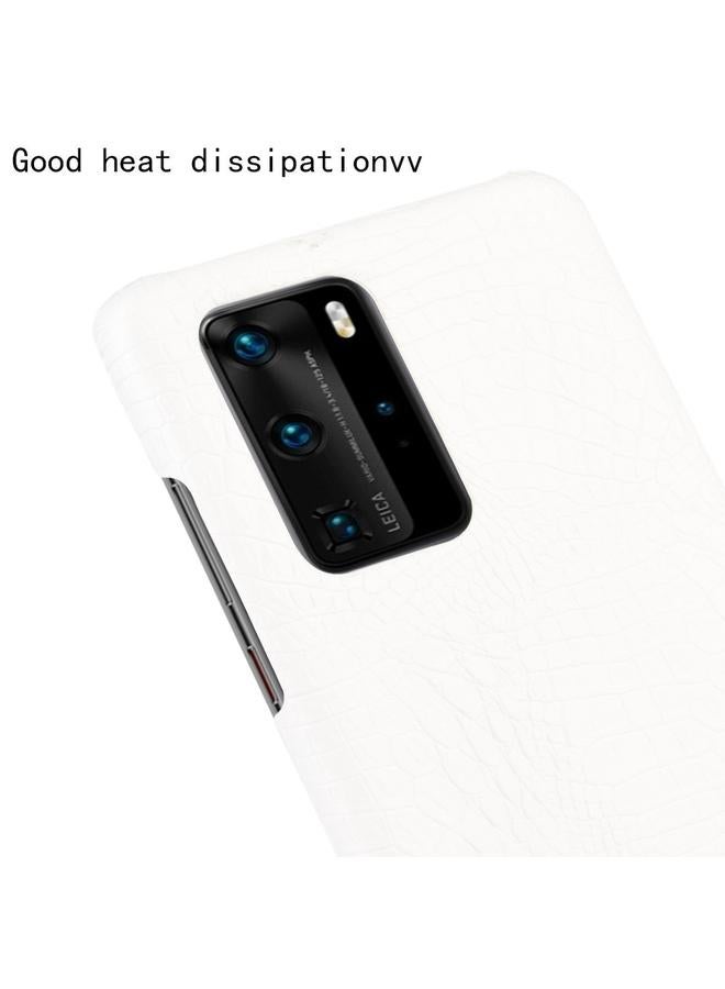 S-TOP Case For Huawei P40 Pro Shockproof Crocodile Texture PC + PU Case - Image 5