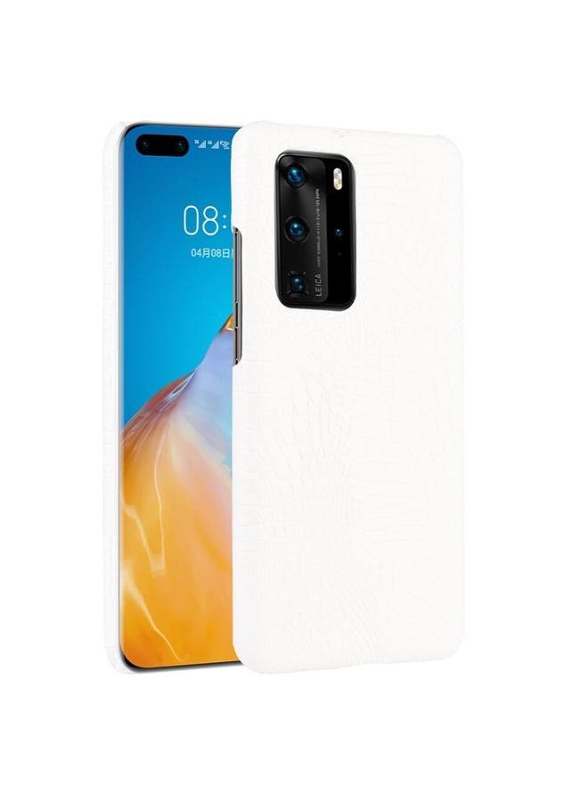 S-TOP Case For Huawei P40 Pro Shockproof Crocodile Texture PC + PU Case - Image 1