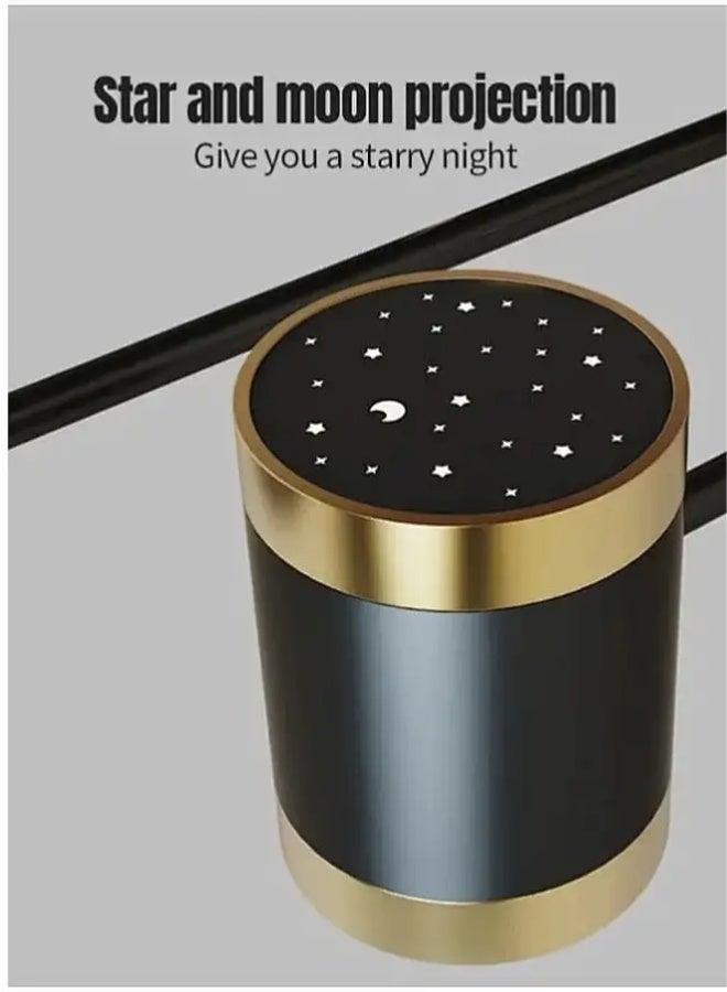 Sumkyle LED Modern Wave Shape Pendant Light 45W Dimmable Chandelier Hanging Lighting Fixture Black Chandeliers For Dining Room Restaurant Kitchen Island Table - Image 3