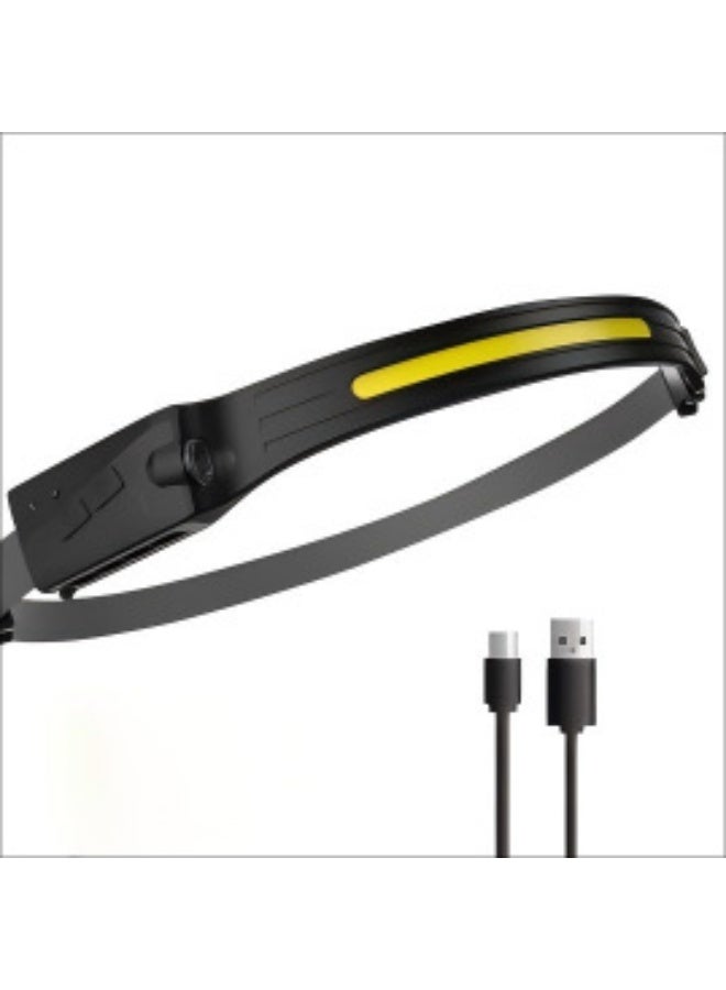 NIBEMINENT Outdoor Multifunctional Silicone Adventure Fishing Portable COB Headlamp