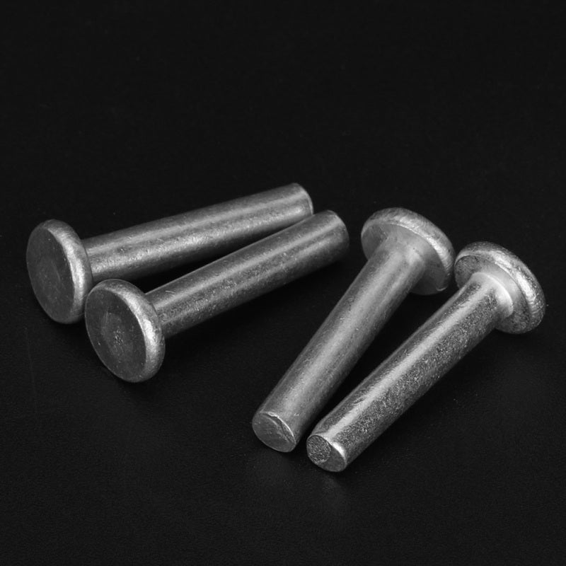 Aluminum Solid Rivet Set 100pcs Corrosion-Resistant Flat Head - Perfect Fastening with High Mechanical Strength for Various Applications - Image 5